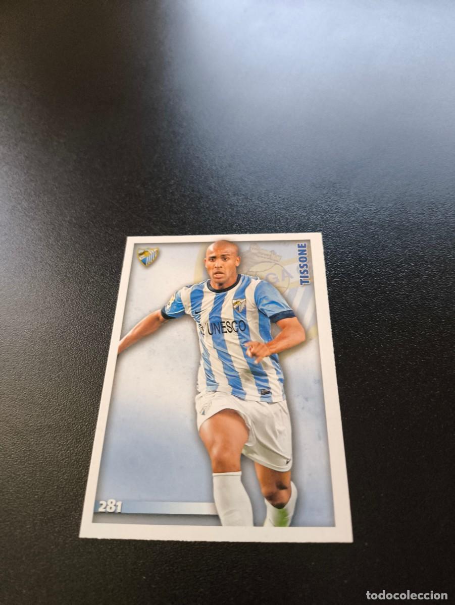 Football Stickers: 281 Tissone MALAGA MUNDICROMO LIGA 2014 2015 14 15 NO PANINI ESTE