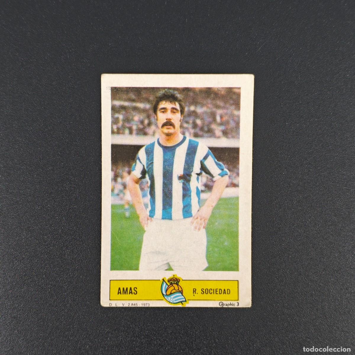 Football Stickers: CROMO FUTBOL LIGA ESTE AMAS REAL SOCIEDAD NUNCA PEGADO SIN PEGAR 73 74 1973 1974 RA526