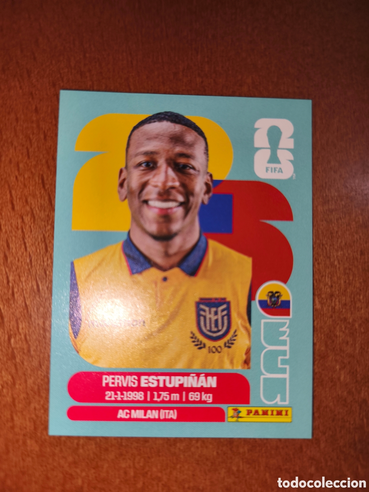 Fu&szlig;ball-Sticker: ECU5 Pervis Estupi&ntilde;an ECU 5 Fifa World Cup 2026 Ecuador