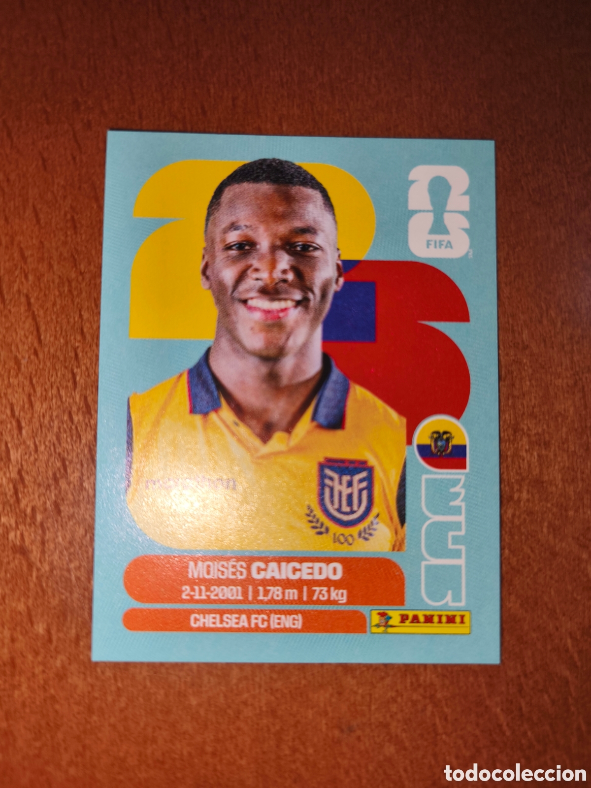 Cromos de F&uacute;tbol: ECU9 Mois&eacute;s Caicedo ECU 9 Fifa World Cup 2026 Ecuador