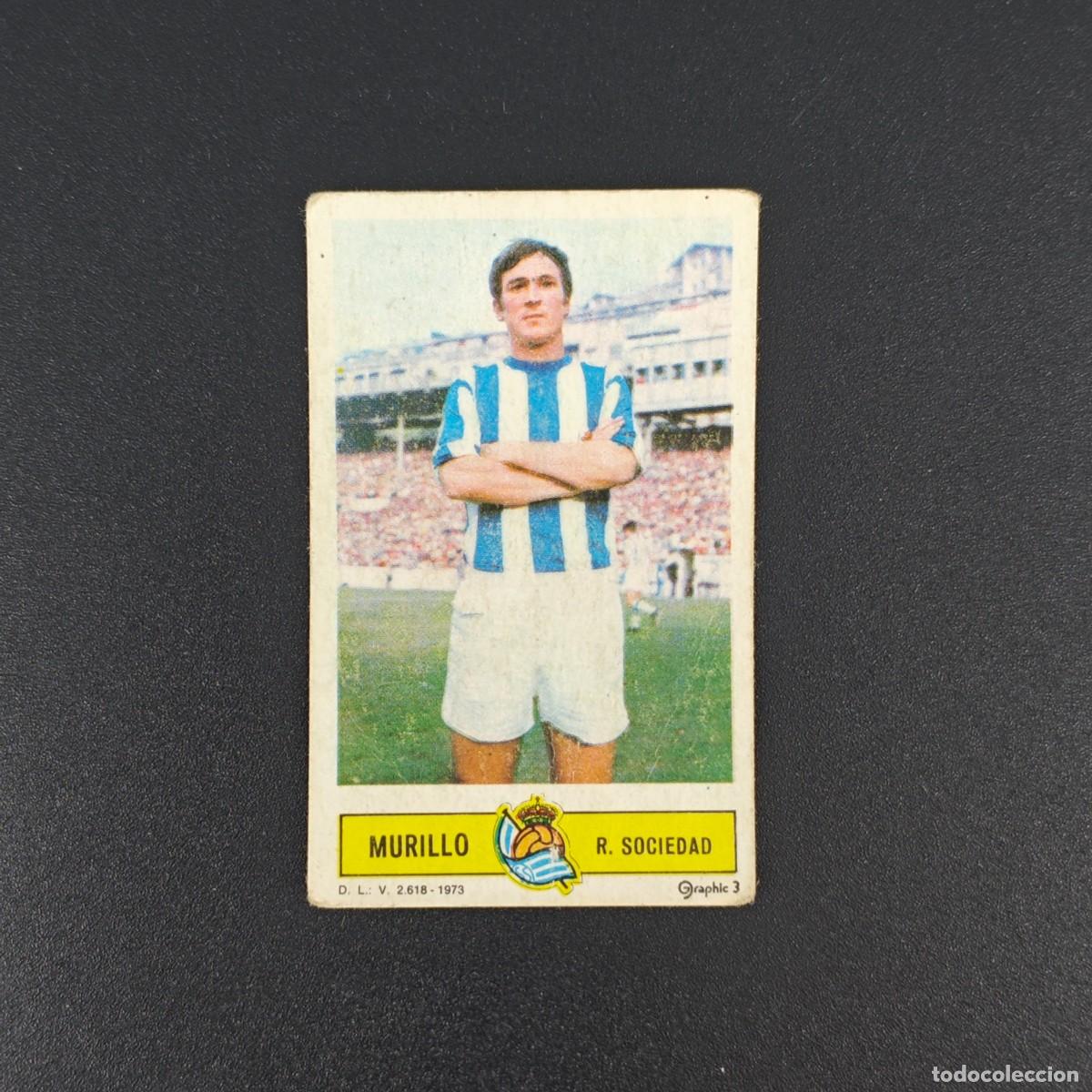 Cromos de F&uacute;tbol: CROMO FUTBOL LIGA ESTE MURILLO REAL SOCIEDAD NUNCA PEGADO SIN PEGAR 73 74 1973 1974 RA526