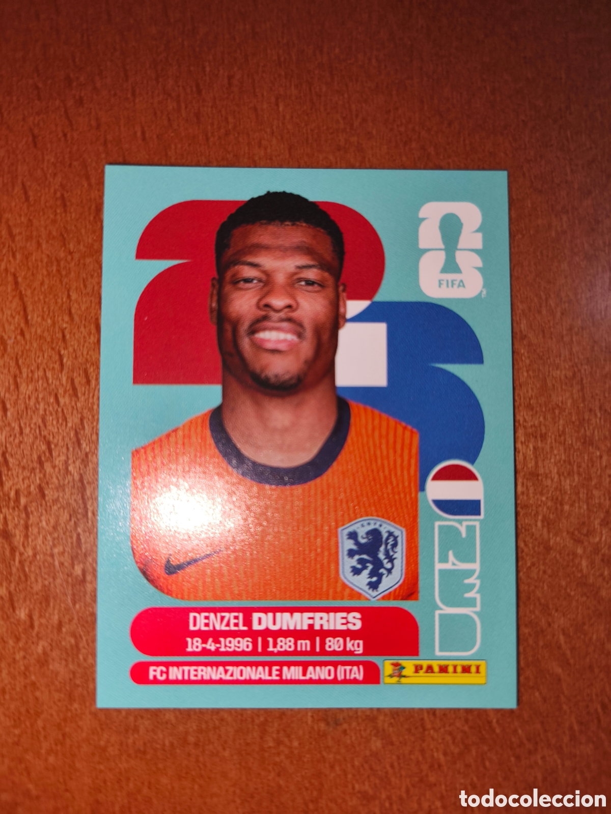 Cromos de F&uacute;tbol: NED6 Denzel Dumfries NED 6 Fifa World Cup 2026 Holanda