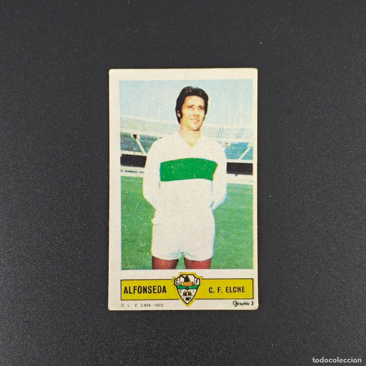 Cromos de F&uacute;tbol: CROMO FUTBOL LIGA ESTE ALFONSEDA ELCHE NUNCA PEGADO SIN PEGAR 73 74 1973 1974 RA526