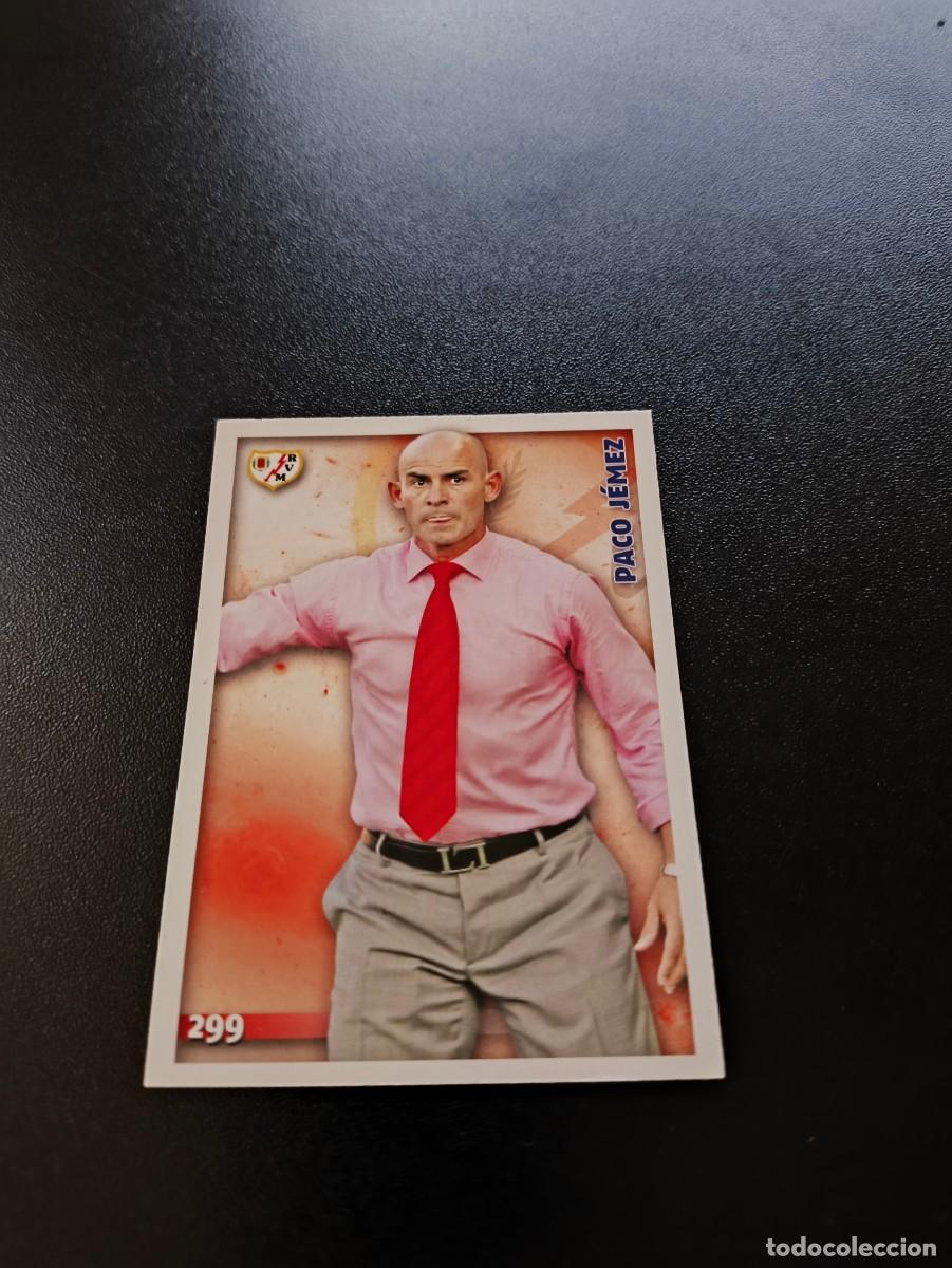 Cromos de F&uacute;tbol: 299 Paco J&eacute;mez RAYO VALLECANO MUNDICROMO LIGA 2014 2015 14 15 NO PANINI ESTE