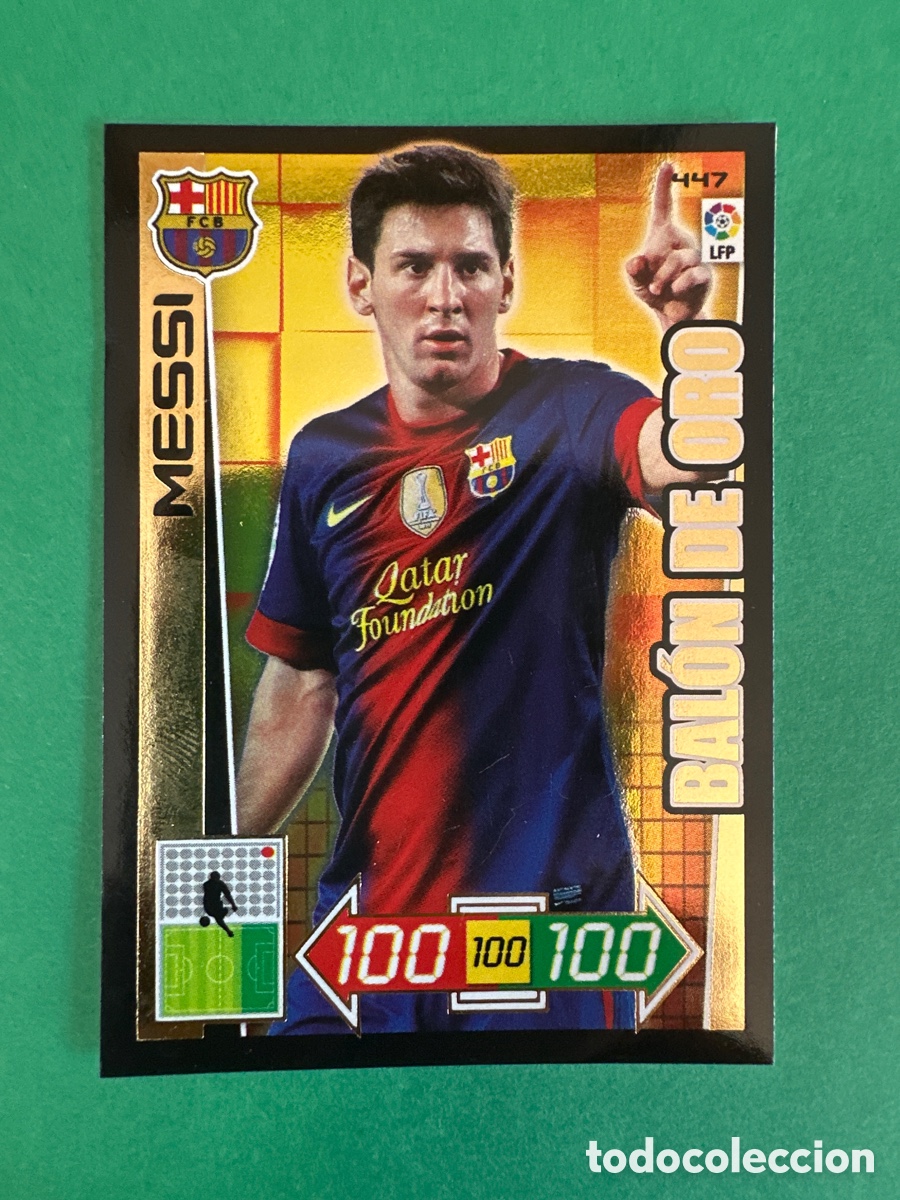 Cromos de F&uacute;tbol: MESSI (F.C.BARCELONA) BAL&Oacute;N DE ORO ADRENALYN XL LIGA 2012-2013 12 13 PANINI