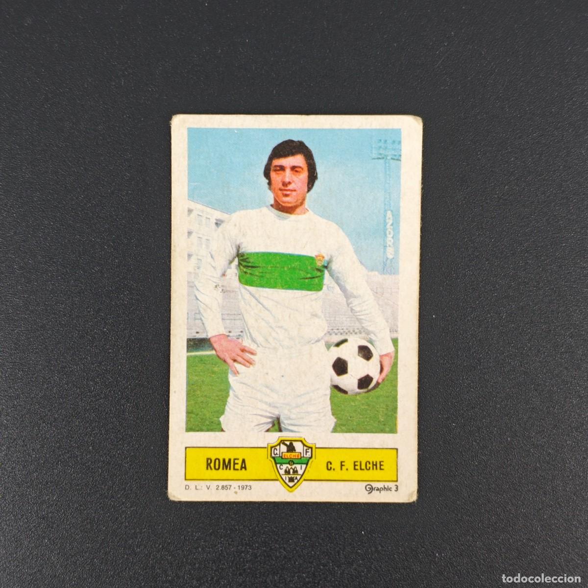 Cromos de F&uacute;tbol: CROMO FUTBOL LIGA ESTE ROMEA ELCHE NUNCA PEGADO SIN PEGAR 73 74 1973 1974 RA526