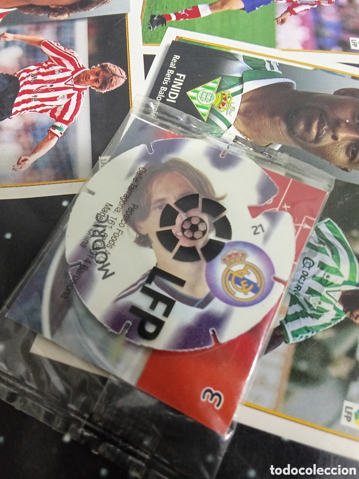 Cromos de F&uacute;tbol: N&ordm; 21 MODRIC REAL MADRID TAZO LIGA 2012-2013 MATULIGA 12-13 NUEVO