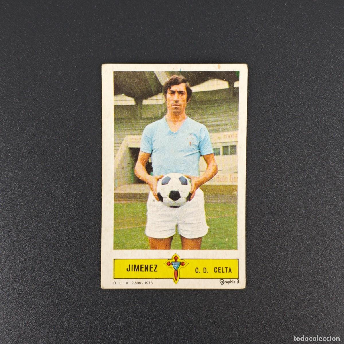 Cromos de F&uacute;tbol: CROMO FUTBOL LIGA ESTE JIMENEZ CELTA VIGO NUNCA PEGADO SIN PEGAR 73 74 1973 1974 RA526