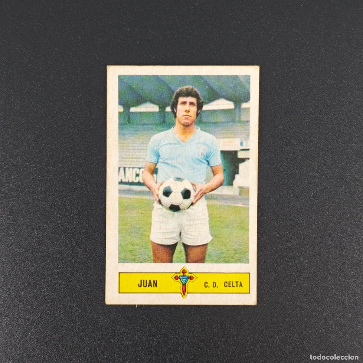 Cromos de F&uacute;tbol: CROMO FUTBOL LIGA ESTE JUAN CELTA VIGO NUNCA PEGADO SIN PEGAR 73 74 1973 1974 RA526