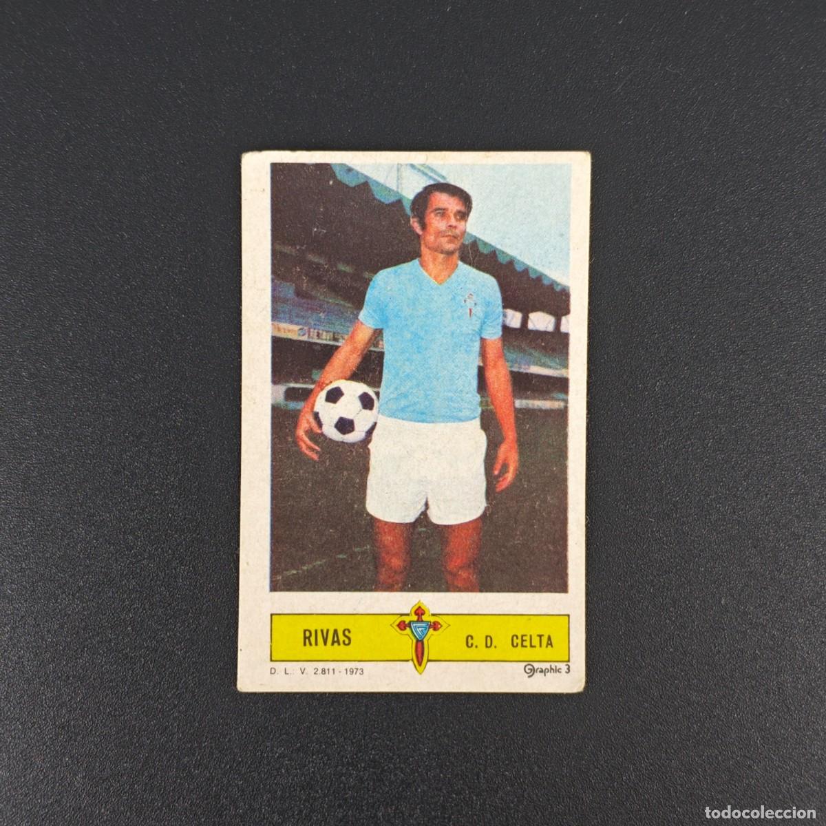 Cromos de F&uacute;tbol: CROMO FUTBOL LIGA ESTE RIVAS CELTA VIGO NUNCA PEGADO SIN PEGAR 73 74 1973 1974 RA526