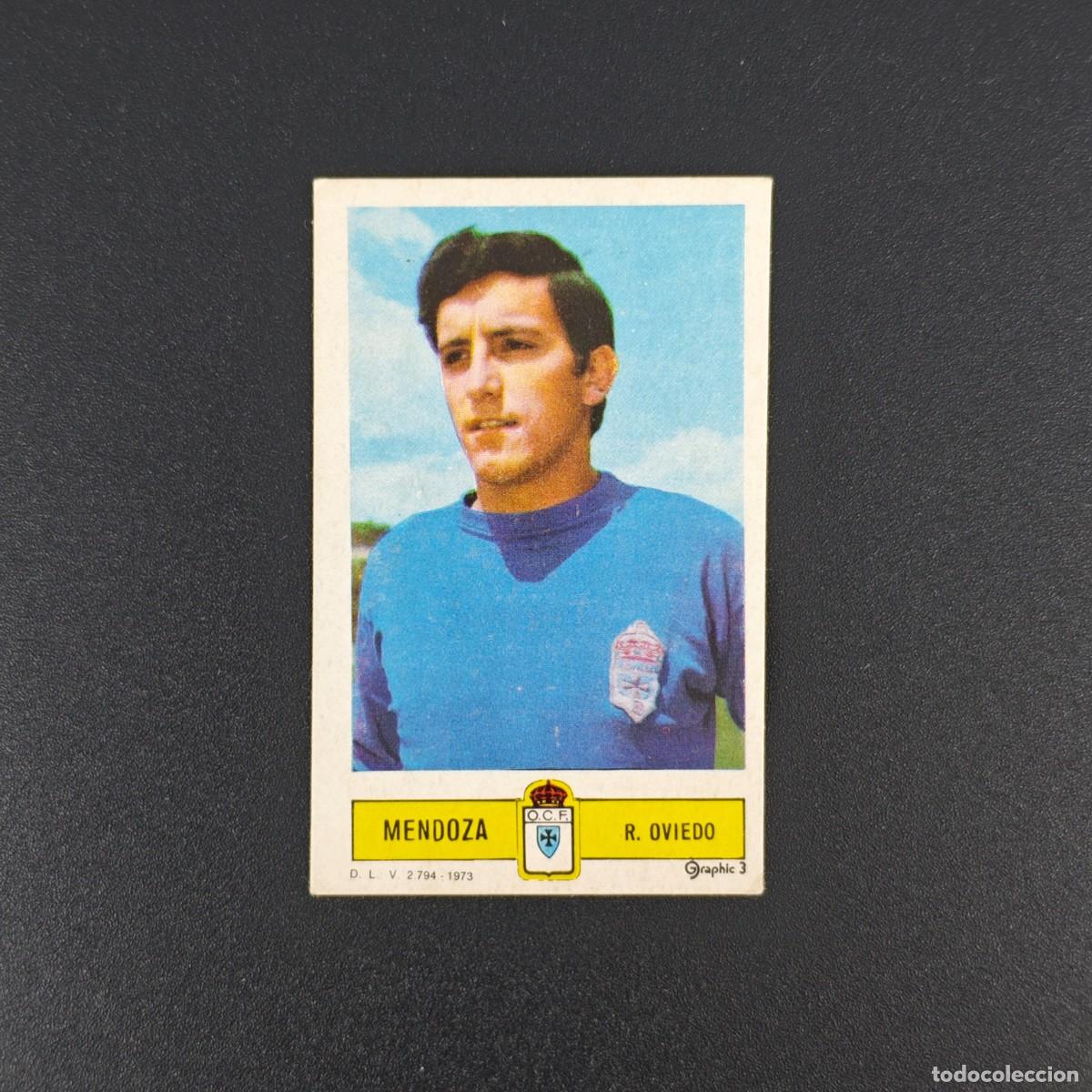 Cromos de F&uacute;tbol: CROMO FUTBOL LIGA ESTE MENDOZA REAL OVIEDO NUNCA PEGADO SIN PEGAR 73 74 1973 1974 RA526