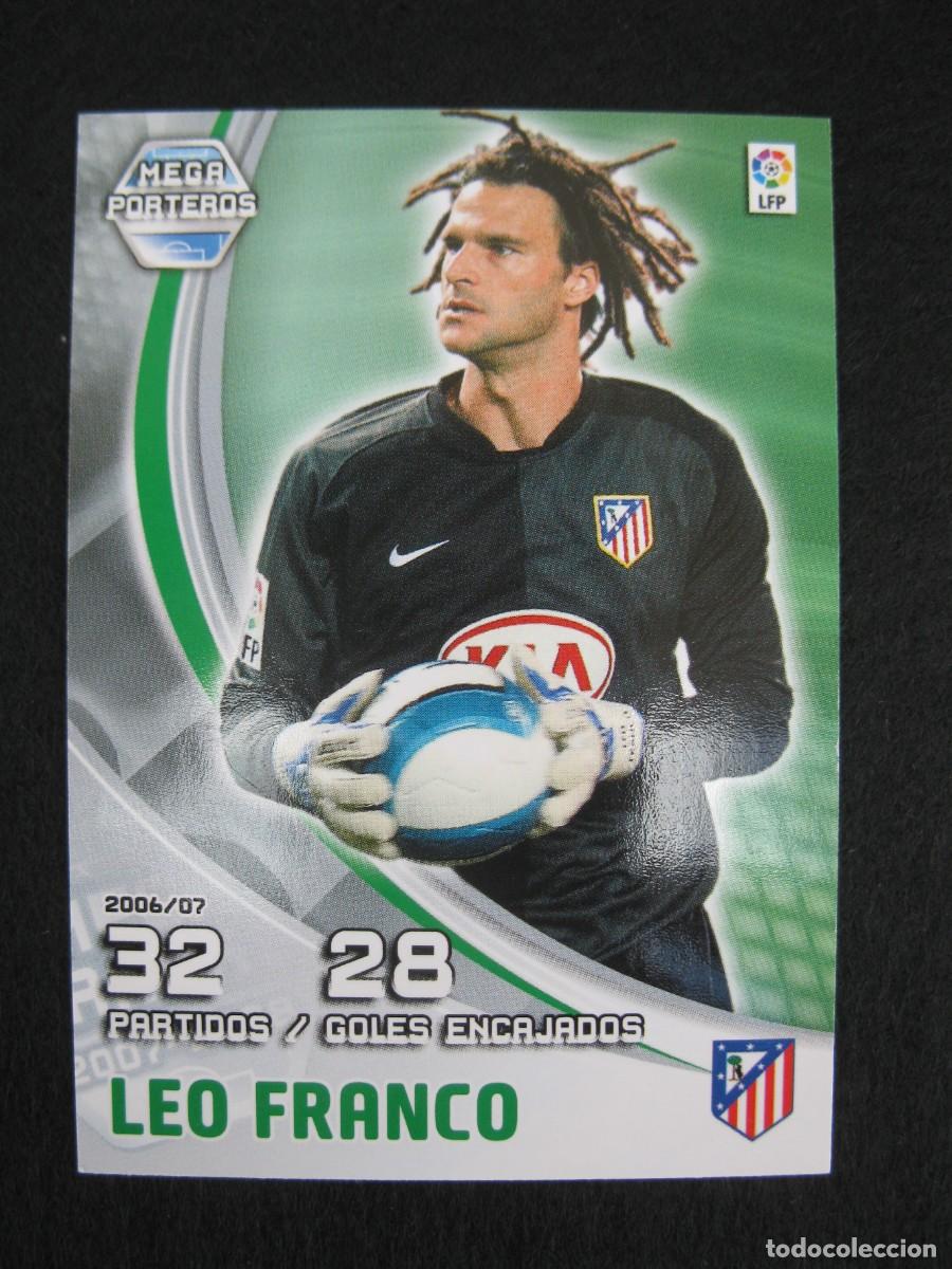 Cromos de F&uacute;tbol: LEO FRANCO (ATL&Eacute;TICO DE MADRID) - N&ordm; 393 - MEGAPORTEROS - MEGACRACKS 2007-2008 - PANINI - 07-08.
