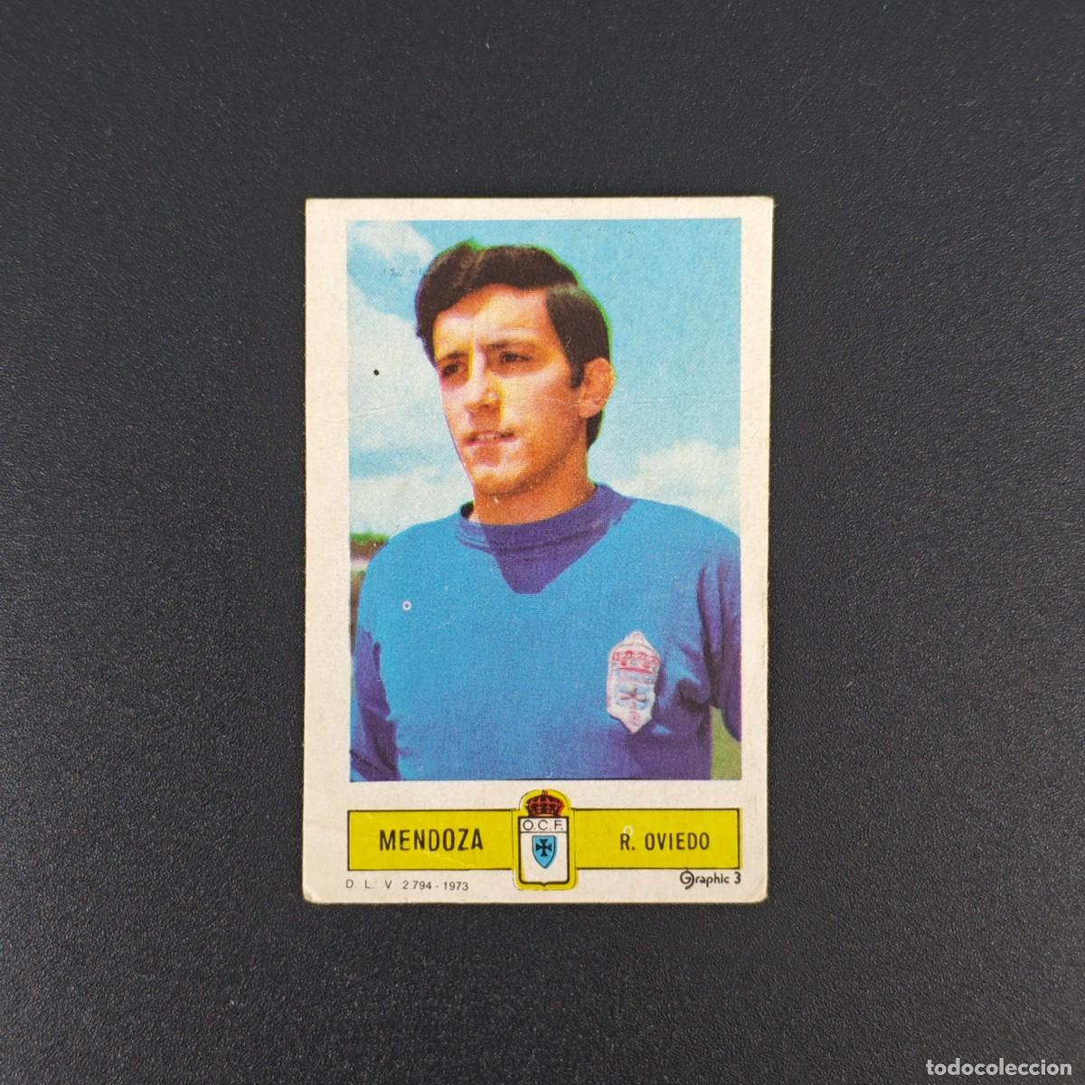 Cromos de F&uacute;tbol: CROMO FUTBOL LIGA ESTE MENDOZA REAL OVIEDO NUNCA PEGADO SIN PEGAR 73 74 1973 1974 RA526