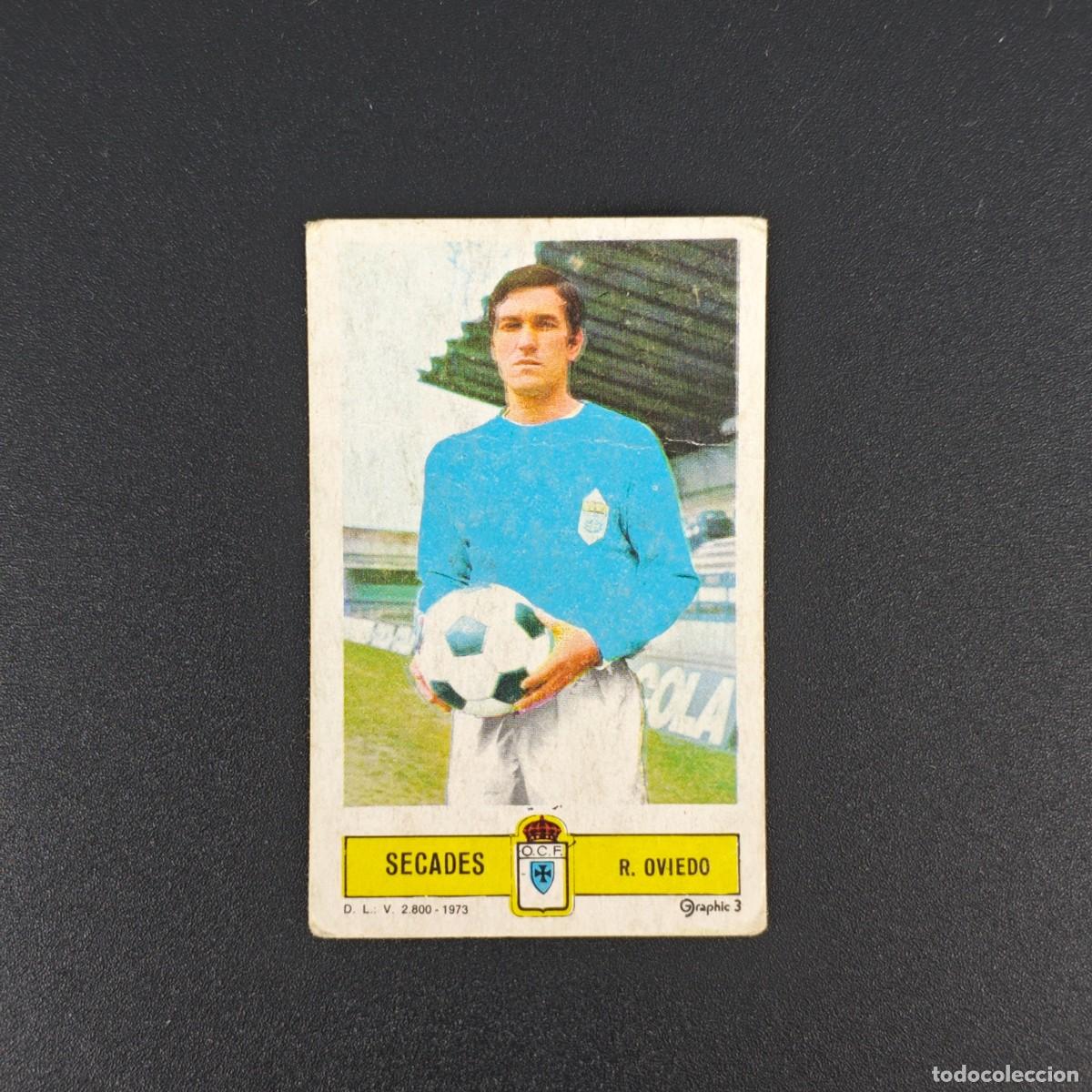 Fu&szlig;ball-Sticker: CROMO FUTBOL LIGA ESTE SECADES REAL OVIEDO NUNCA PEGADO SIN PEGAR 73 74 1973 1974 RA526