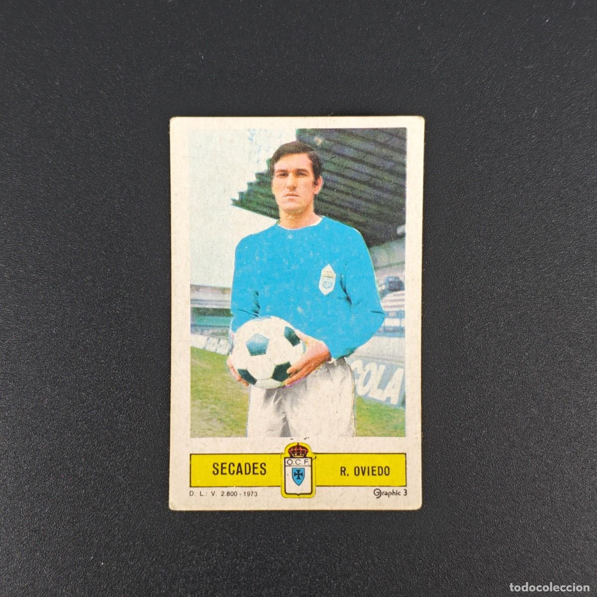 Fu&szlig;ball-Sticker: CROMO FUTBOL LIGA ESTE SECADES REAL OVIEDO NUNCA PEGADO SIN PEGAR 73 74 1973 1974 RA526
