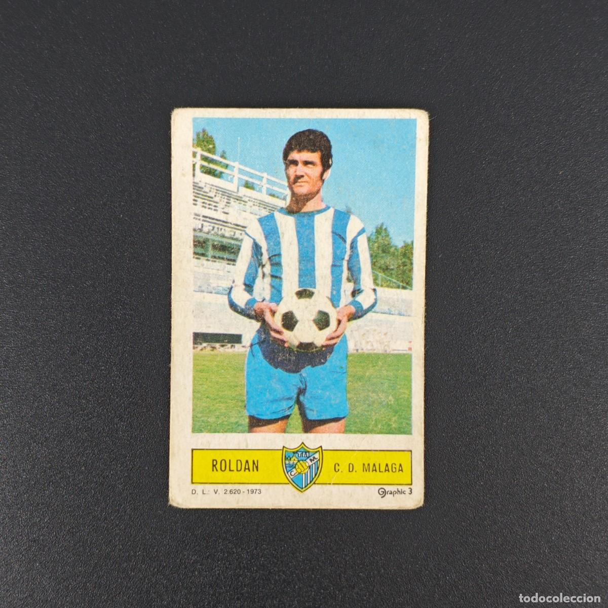 Cromos de F&uacute;tbol: CROMO FUTBOL LIGA ESTE ROLDAN MALAGA NUNCA PEGADO SIN PEGAR 73 74 1973 1974 RA526