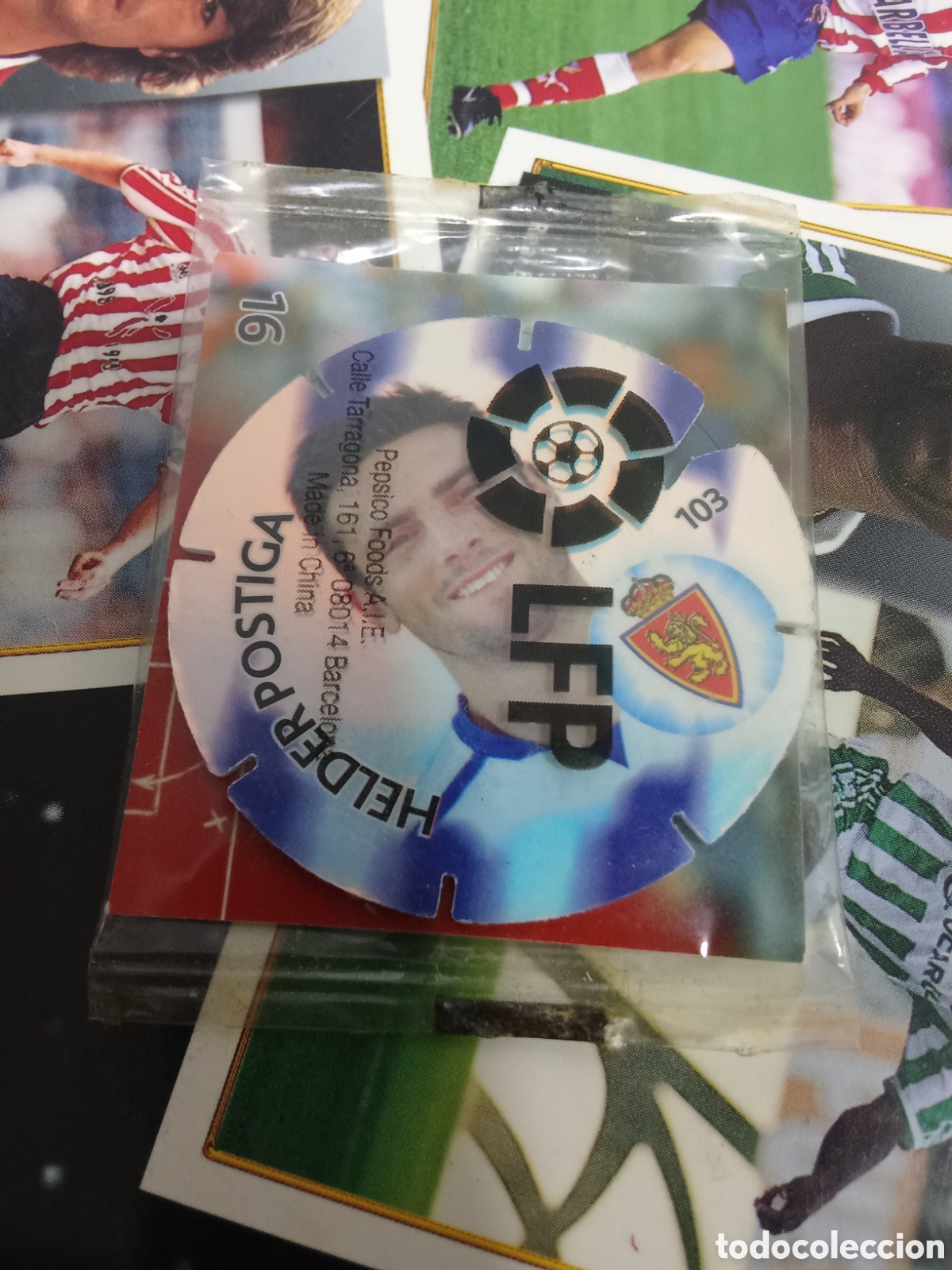Cromos de Futebol: N&ordm; 103 HELDER POSTIGA ZARAGOZA TAZO LIGA 2012-2013 MATULIGA 12-13 NUEVO