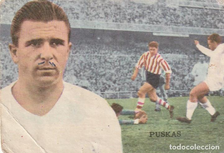 Cromos de F&uacute;tbol: 7729D CROMO SIN PEGAR LIGA DISGRA 62 63 PUSKAS REAL MADRID