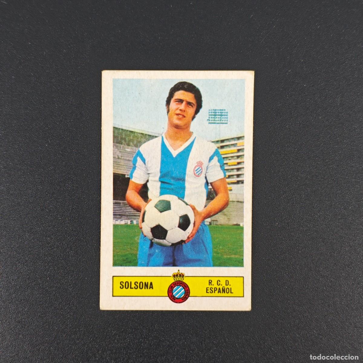 Fu&szlig;ball-Sticker: CROMO FUTBOL LIGA ESTE SOLSONA ESPANYOL ESPA&Ntilde;OL NUNCA PEGADO SIN PEGAR 73 74 1973 1974 RA526