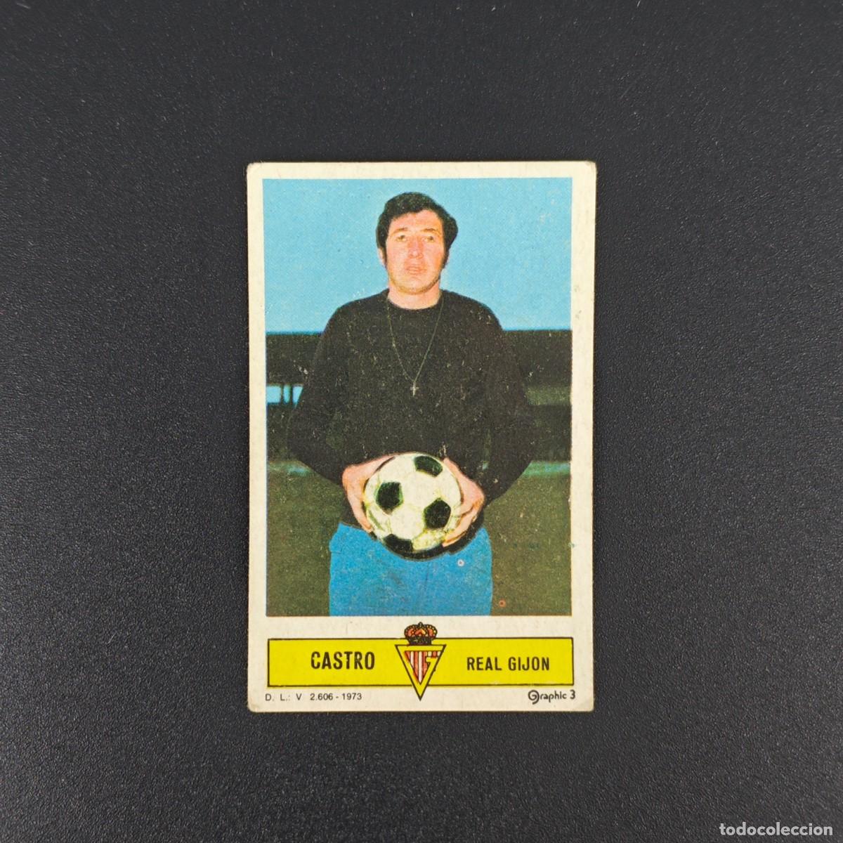 Cromos de F&uacute;tbol: CROMO FUTBOL LIGA ESTE CASTRO REAL SPORTING GIJON NUNCA PEGADO SIN PEGAR 73 74 1973 1974 RA526