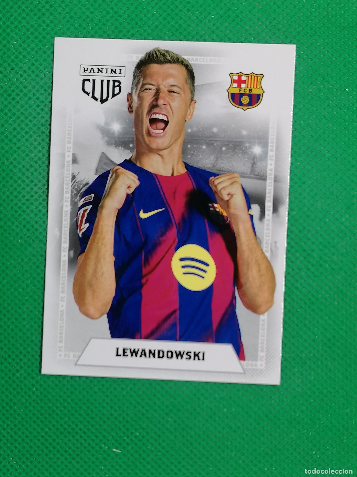 Cromos de F&uacute;tbol: 28 LEWANDOWSKI BASE CARD ⚽ PANINI CLUB BARCELONA CARD 25 26 2025 2026 ⚽