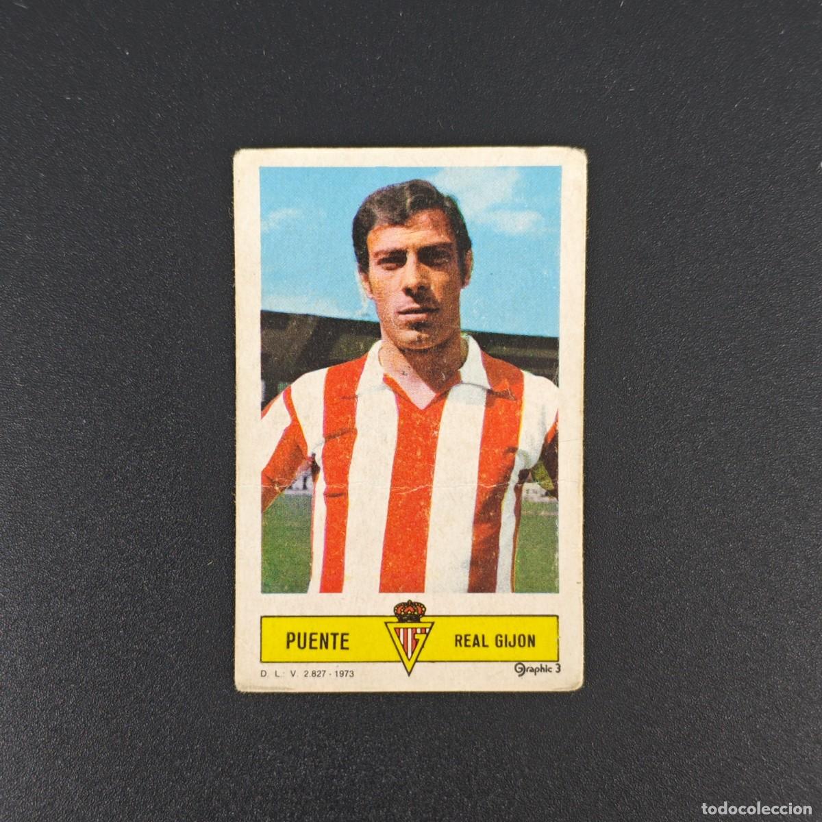 Cromos de F&uacute;tbol: CROMO FUTBOL LIGA ESTE PUENTE REAL SPORTING GIJON NUNCA PEGADO SIN PEGAR 73 74 1973 1974 RA526