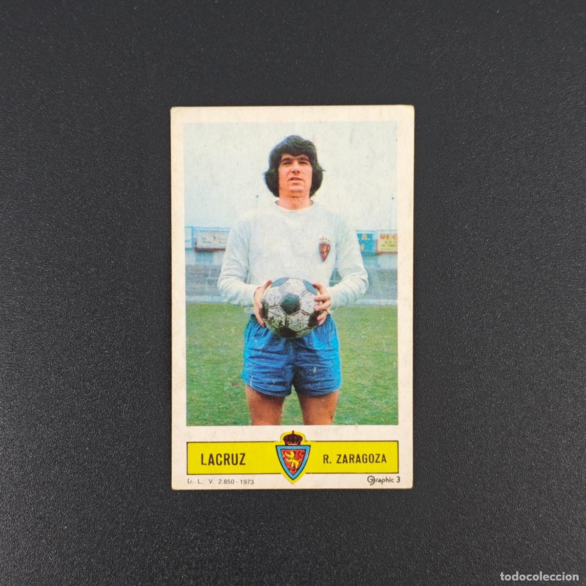 Cromos de F&uacute;tbol: CROMO FUTBOL LIGA ESTE LACRUZ REAL ZARAGOZA NUNCA PEGADO SIN PEGAR 73 74 1973 1974 RA526