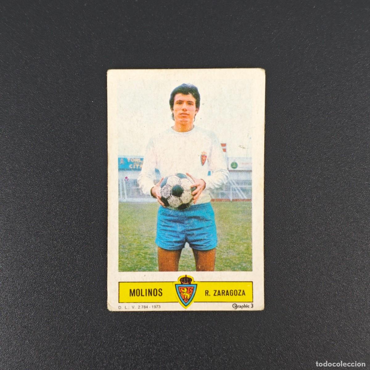 Cromos de F&uacute;tbol: CROMO FUTBOL LIGA ESTE MOLINOS REAL ZARAGOZA NUNCA PEGADO SIN PEGAR 73 74 1973 1974 RA526