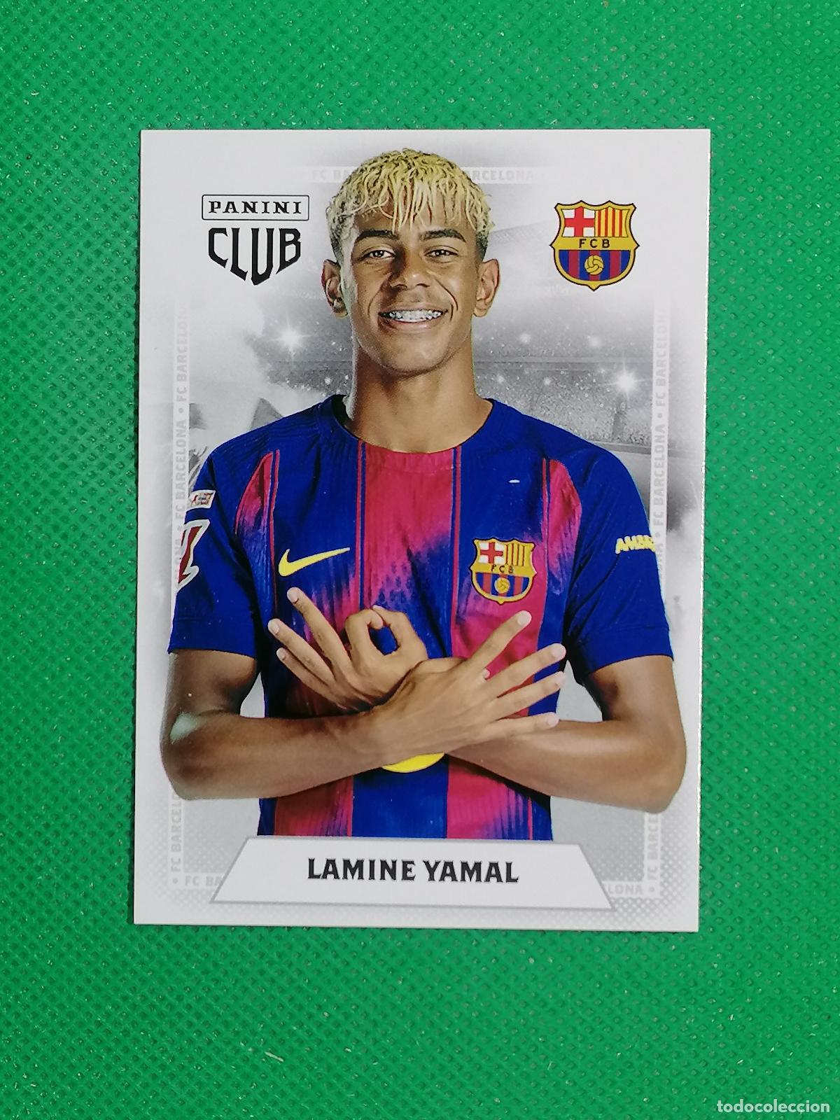 Cromos de F&uacute;tbol: 25 LAMINE YAMAL BASE CARD ⚽ PANINI CLUB BARCELONA CARD 25 26 2025 2026 ⚽