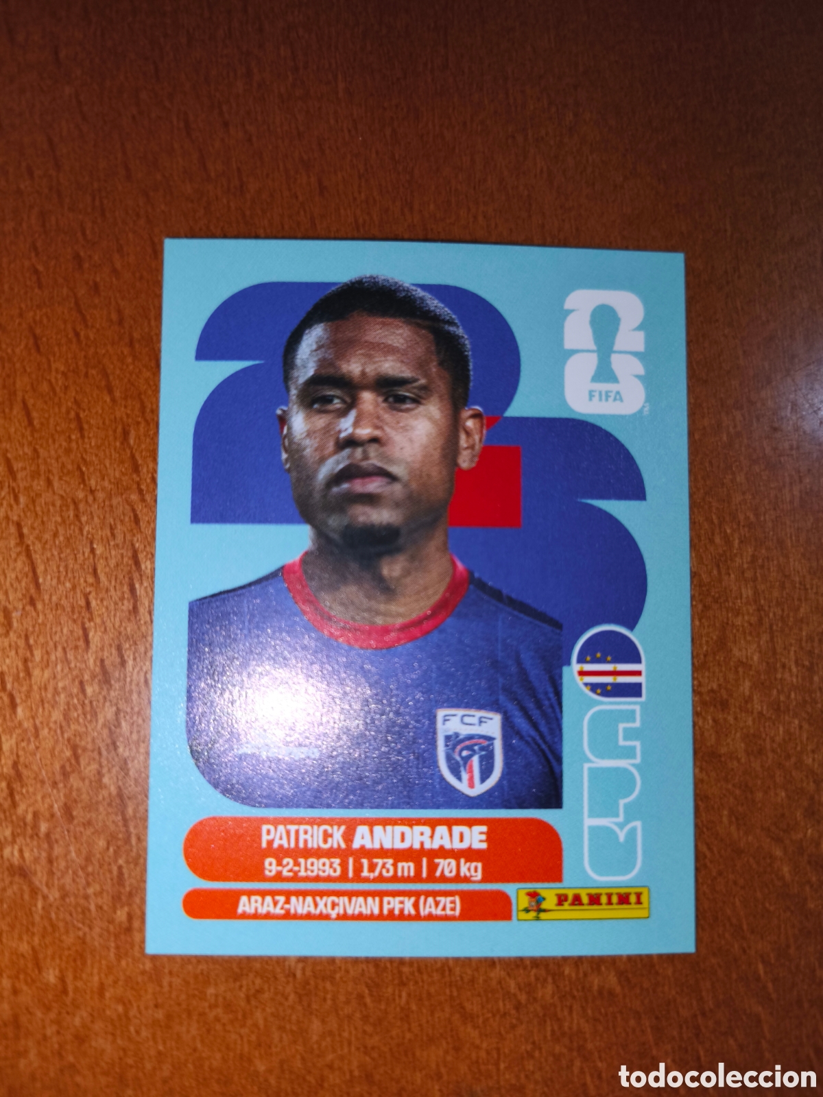 Cromos de F&uacute;tbol: COV11 Patrick Andrade COV 11 Fifa World Cup 2026 Cabo Verde