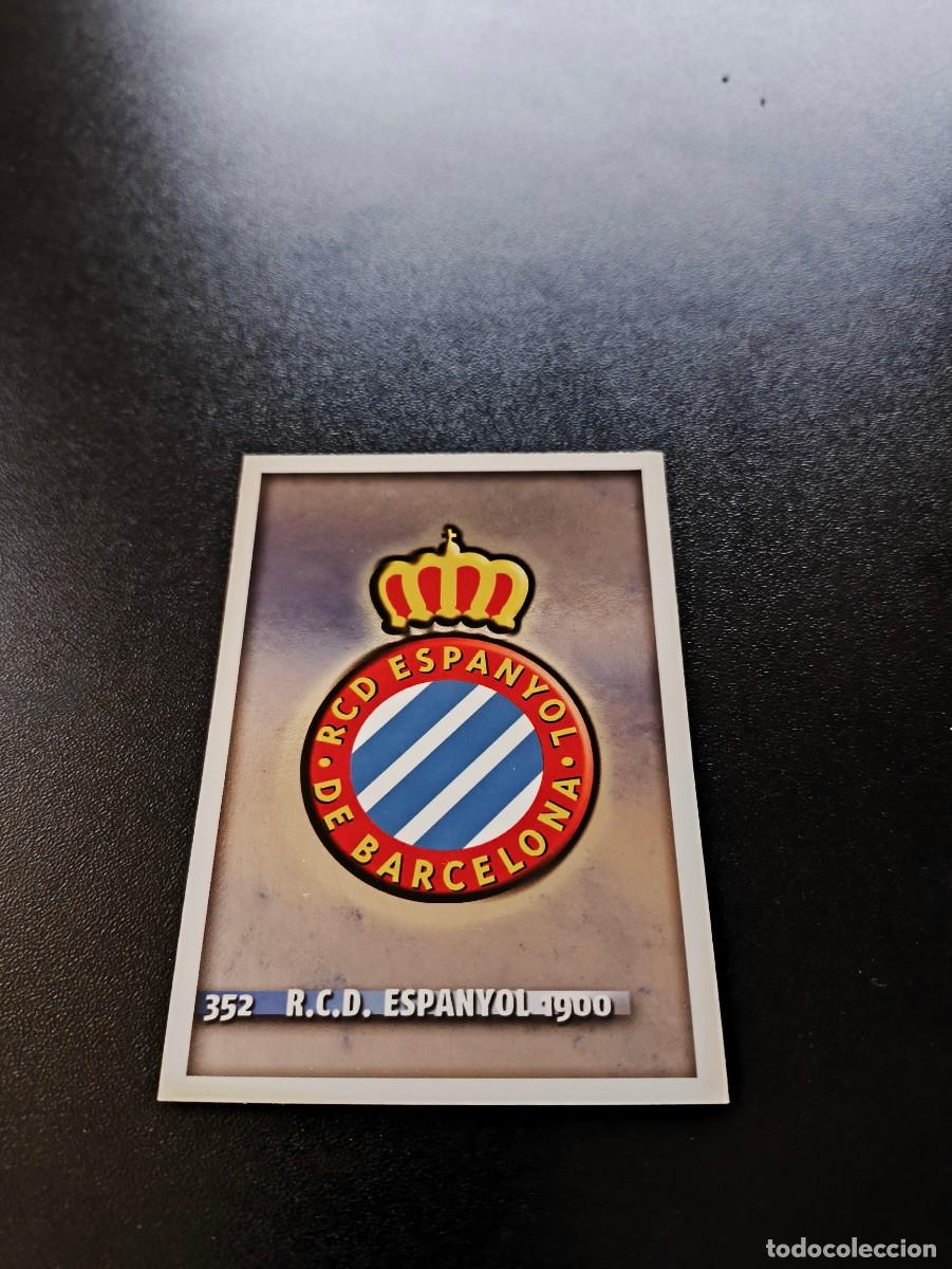 Cromos de F&uacute;tbol: 352 ESCUDO BRILLO LISO ESPANYOL MUNDICROMO LIGA 2014 2015 14 15 NO PANINI ESTE