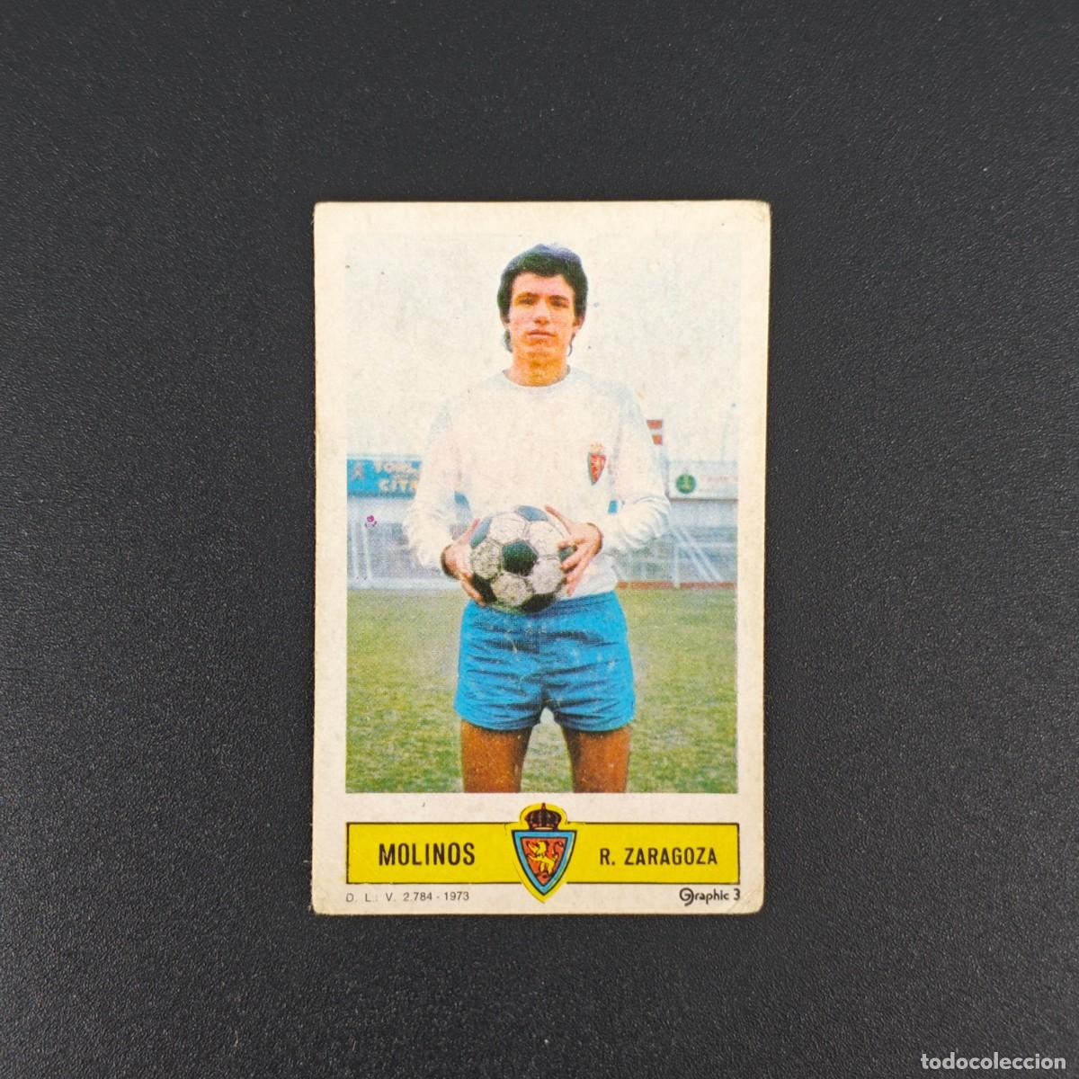 Fu&szlig;ball-Sticker: CROMO FUTBOL LIGA ESTE MOLINOS REAL ZARAGOZA NUNCA PEGADO SIN PEGAR 73 74 1973 1974 RA526