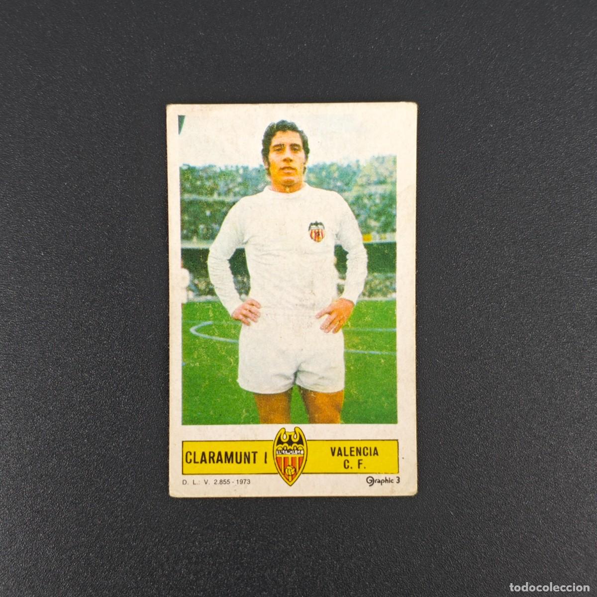 Fu&szlig;ball-Sticker: CROMO FUTBOL LIGA ESTE CLARAMUNT I VALENCIA NUNCA PEGADO SIN PEGAR 73 74 1973 1974 RA526