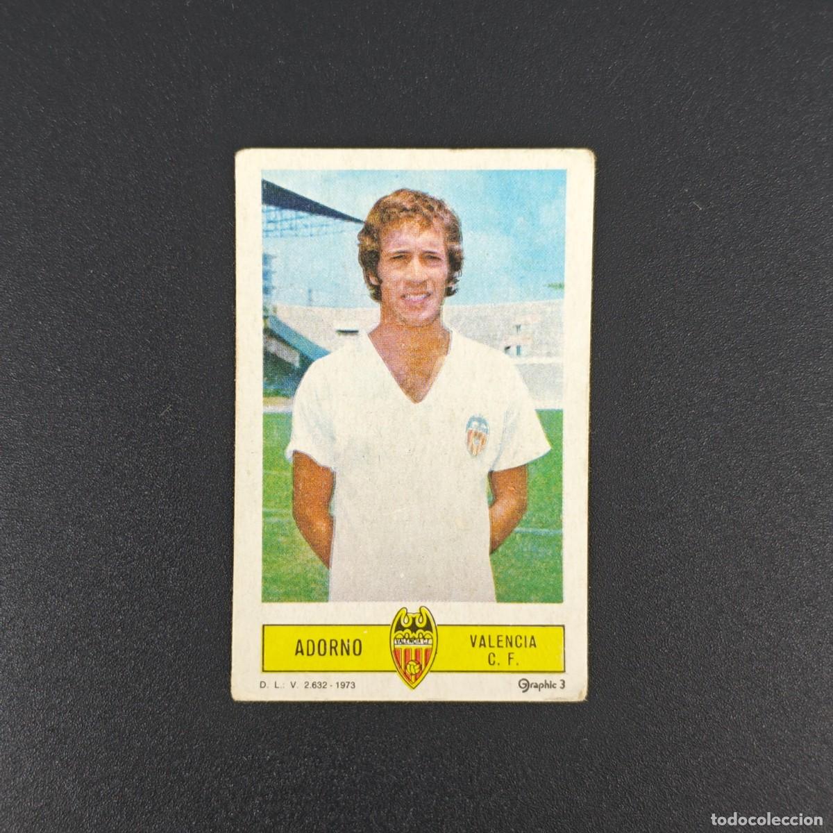 Fu&szlig;ball-Sticker: CROMO FUTBOL LIGA ESTE ADORNO VALENCIA NUNCA PEGADO SIN PEGAR 73 74 1973 1974 RA526