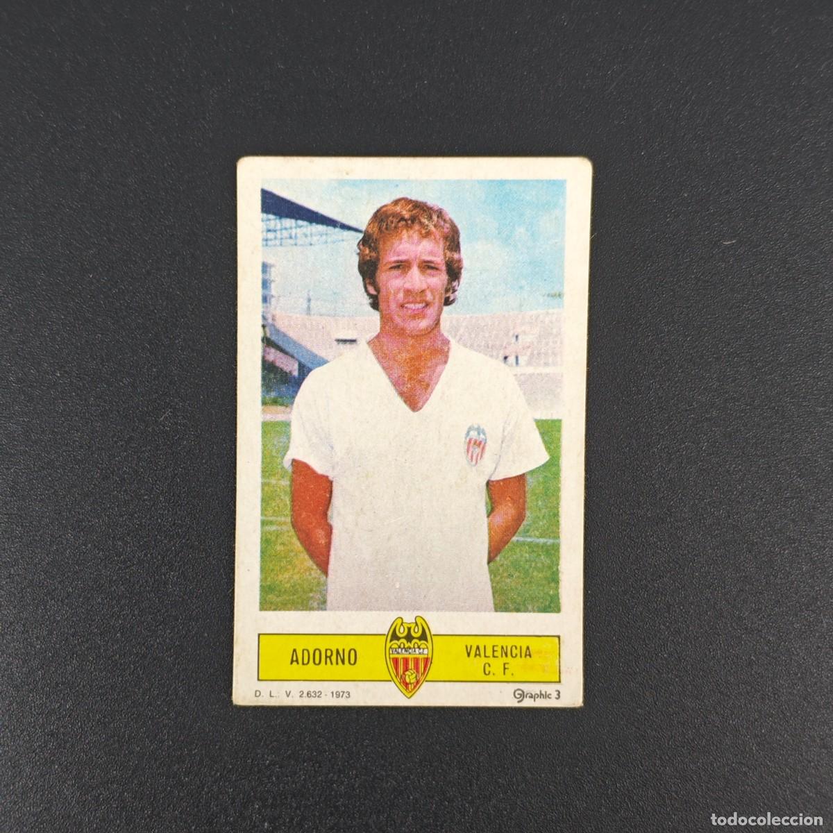 Fu&szlig;ball-Sticker: CROMO FUTBOL LIGA ESTE ADORNO VALENCIA NUNCA PEGADO SIN PEGAR 73 74 1973 1974 RA526