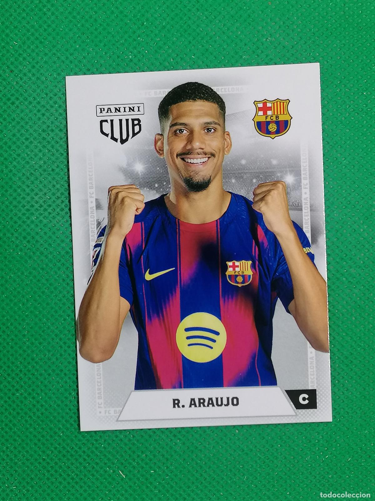 Football Stickers: 14 RONALD ARAUJO BASE CARD ⚽ PANINI CLUB BARCELONA CARD 25 26 2025 2026 ⚽