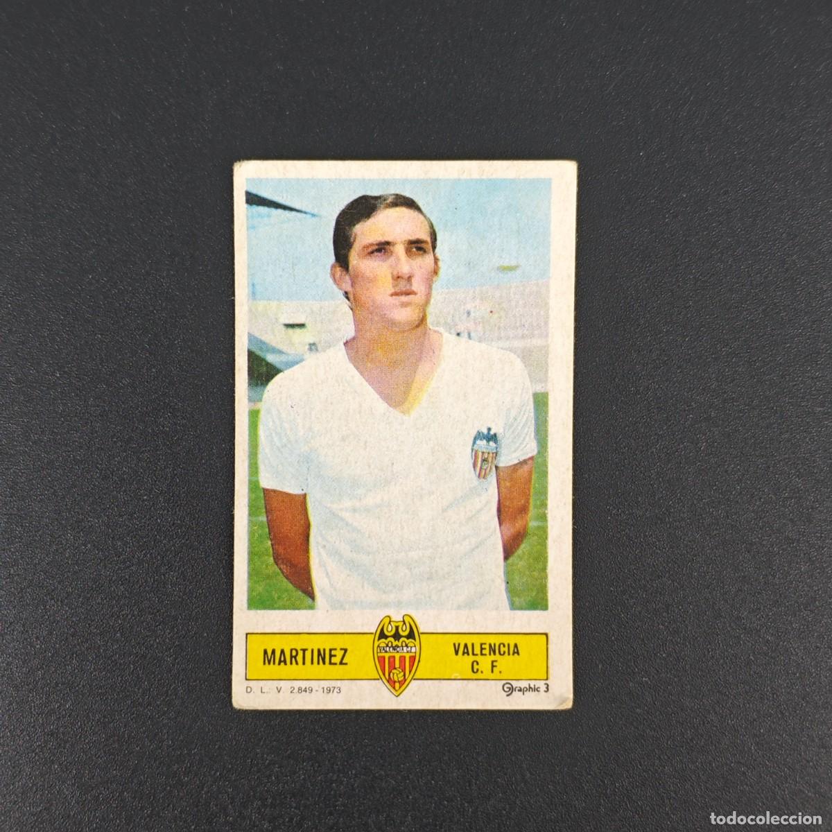 Cromos de F&uacute;tbol: CROMO FUTBOL LIGA ESTE MARTINEZ VALENCIA NUNCA PEGADO SIN PEGAR 73 74 1973 1974 RA526