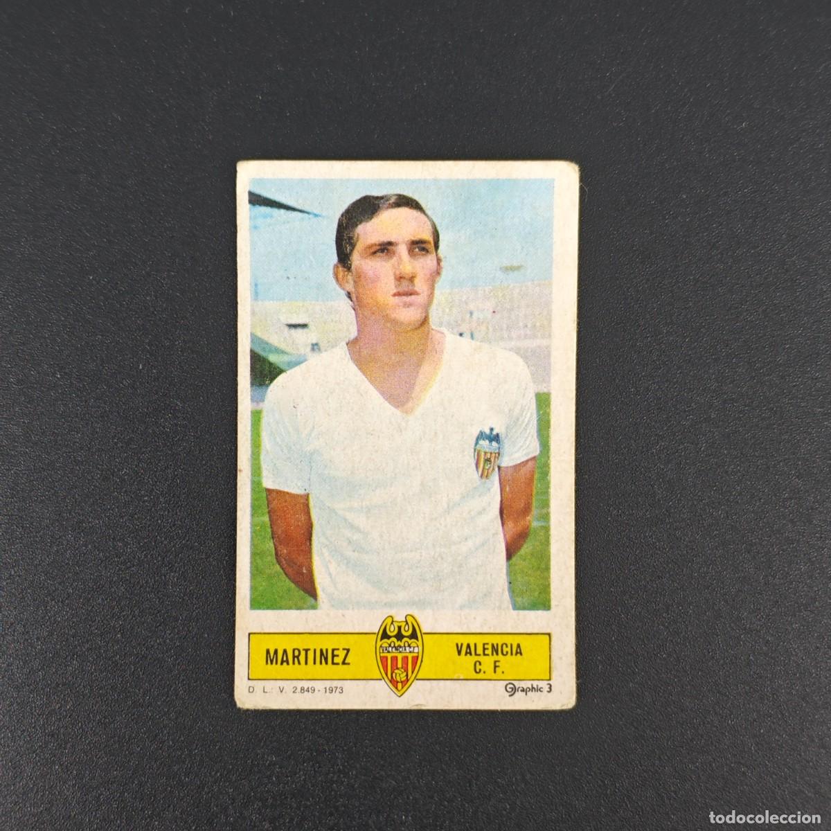 Cromos de Futebol: CROMO FUTBOL LIGA ESTE MARTINEZ VALENCIA NUNCA PEGADO SIN PEGAR 73 74 1973 1974 RA526