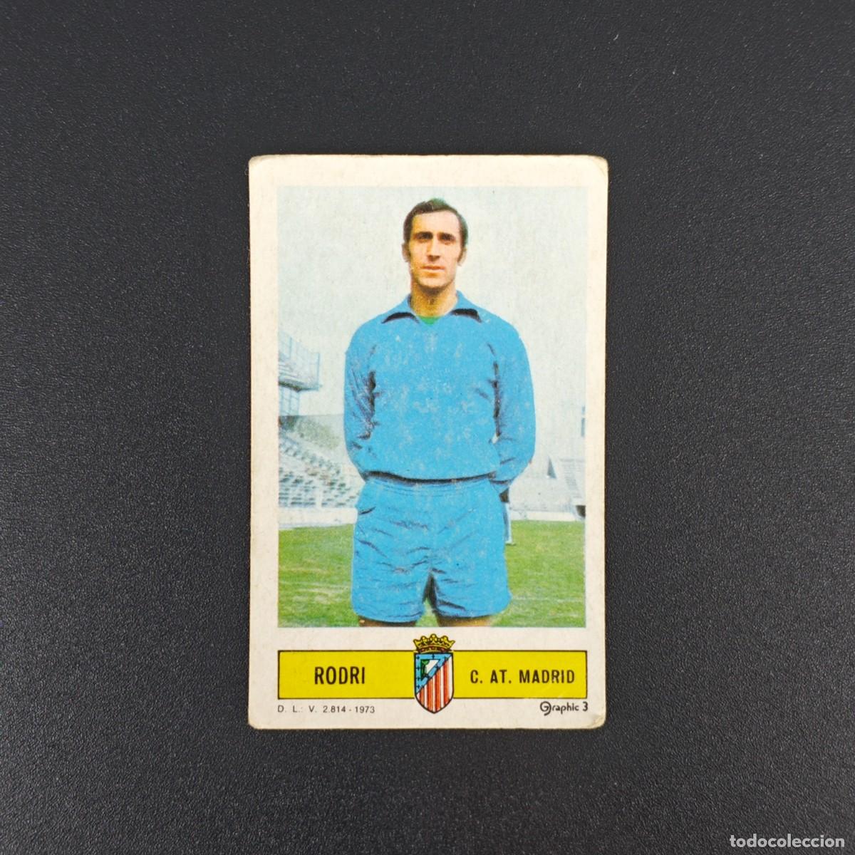 Cromos de F&uacute;tbol: CROMO FUTBOL LIGA ESTE RODRI ATLETICO MADRID NUNCA PEGADO SIN PEGAR 73 74 1973 1974 RA526
