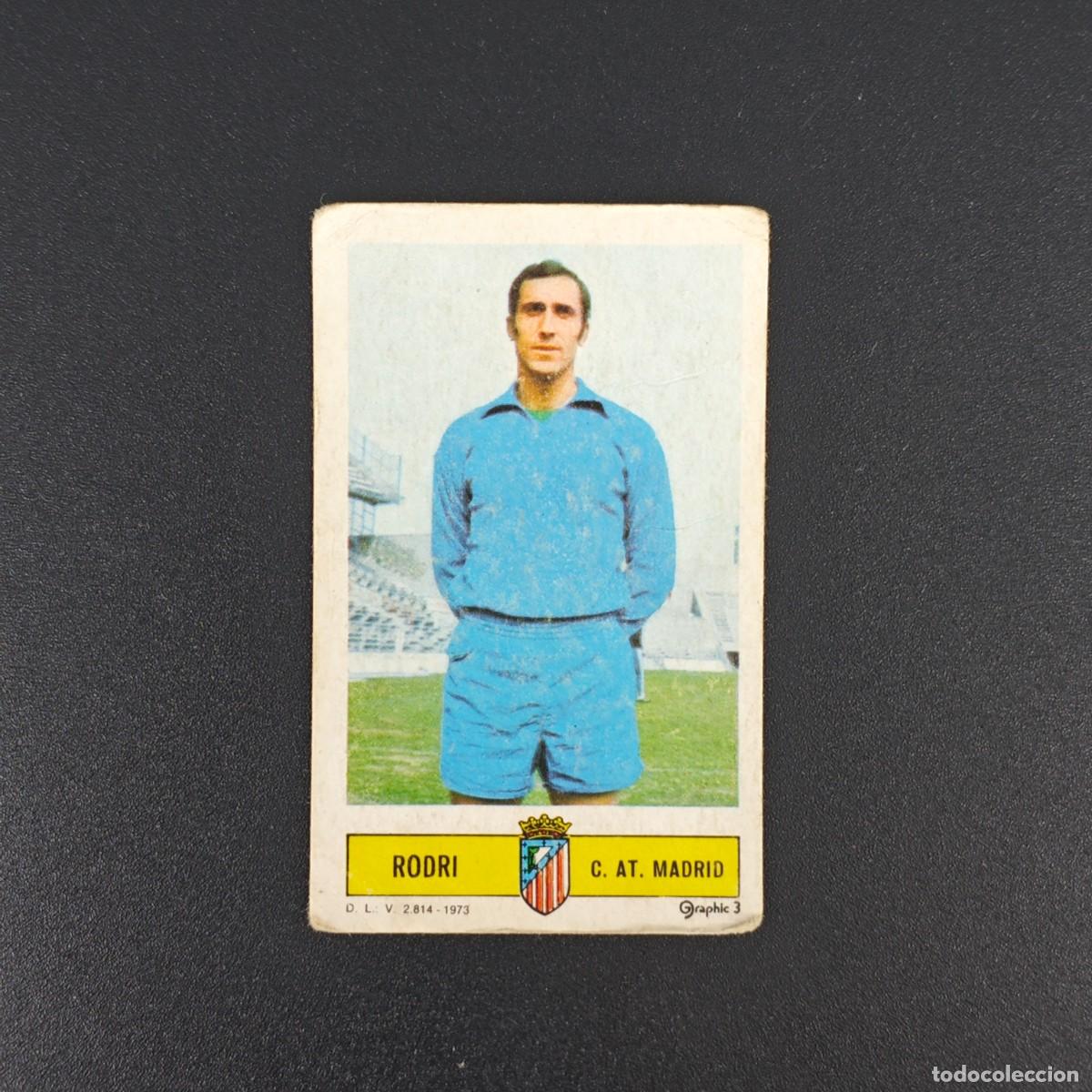 Cromos de F&uacute;tbol: CROMO FUTBOL LIGA ESTE RODRI ATLETICO MADRID NUNCA PEGADO SIN PEGAR 73 74 1973 1974 RA526