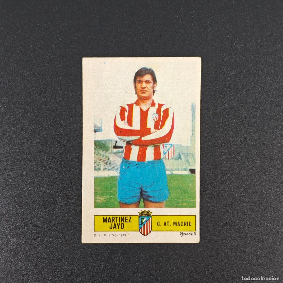 Cromos de F&uacute;tbol: CROMO FUTBOL LIGA ESTE MARTINEZ JAYO ATLETICO MADRID NUNCA PEGADO SIN PEGAR 73 74 1973 1974 RA526