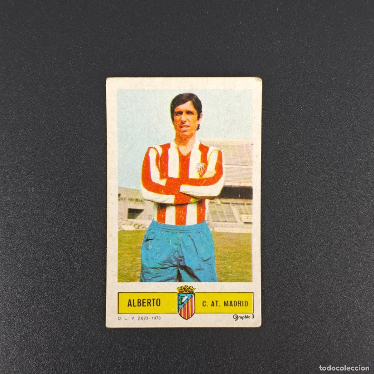 Cromos de F&uacute;tbol: CROMO FUTBOL LIGA ESTE ALBERTO ATLETICO MADRID NUNCA PEGADO SIN PEGAR 73 74 1973 1974 RA526