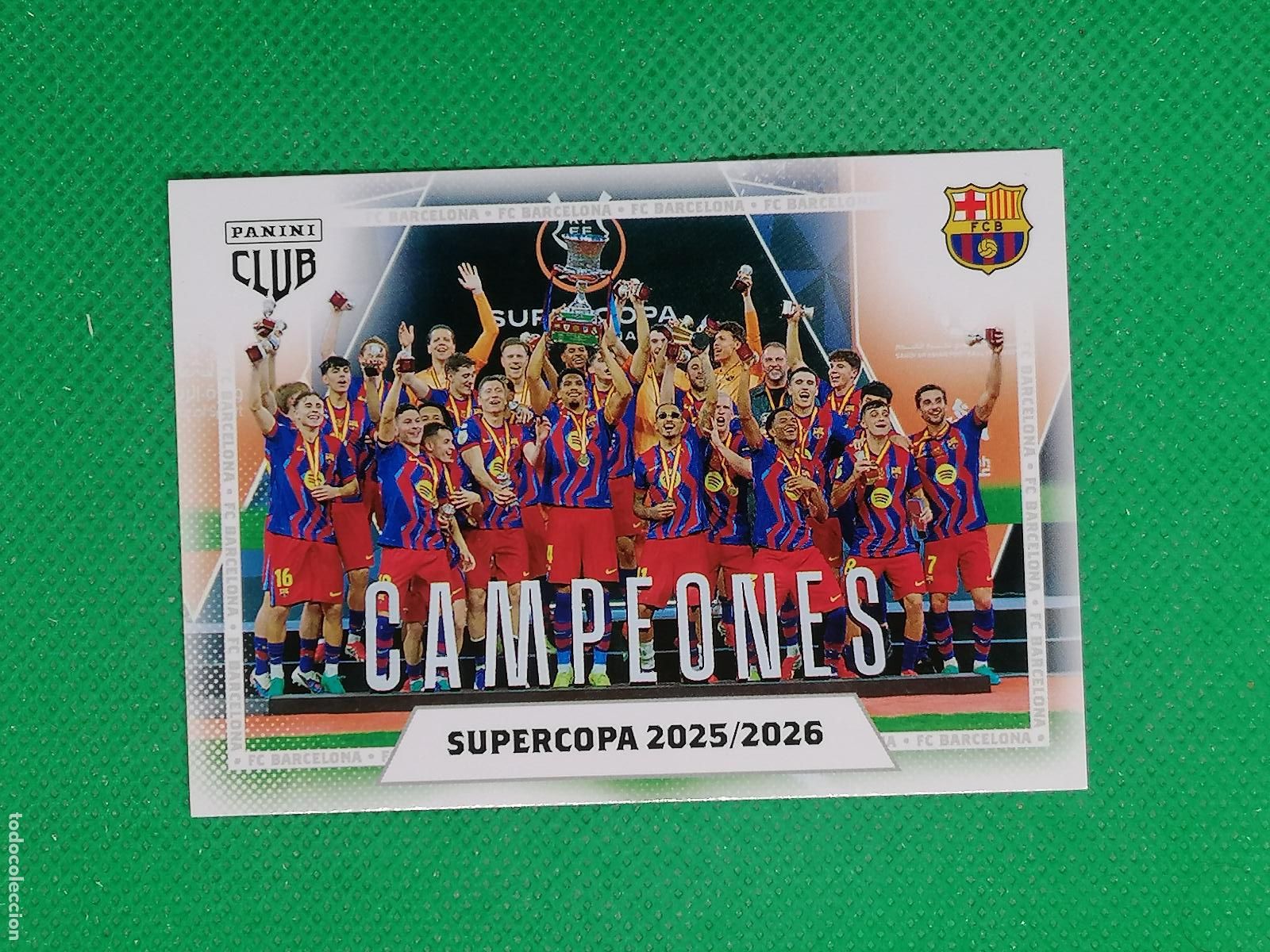 Fu&szlig;ball-Sticker: 5 SUPERCOPA BASE CARD ⚽ PANINI CLUB BARCELONA CARD 25 26 2025 2026 ⚽