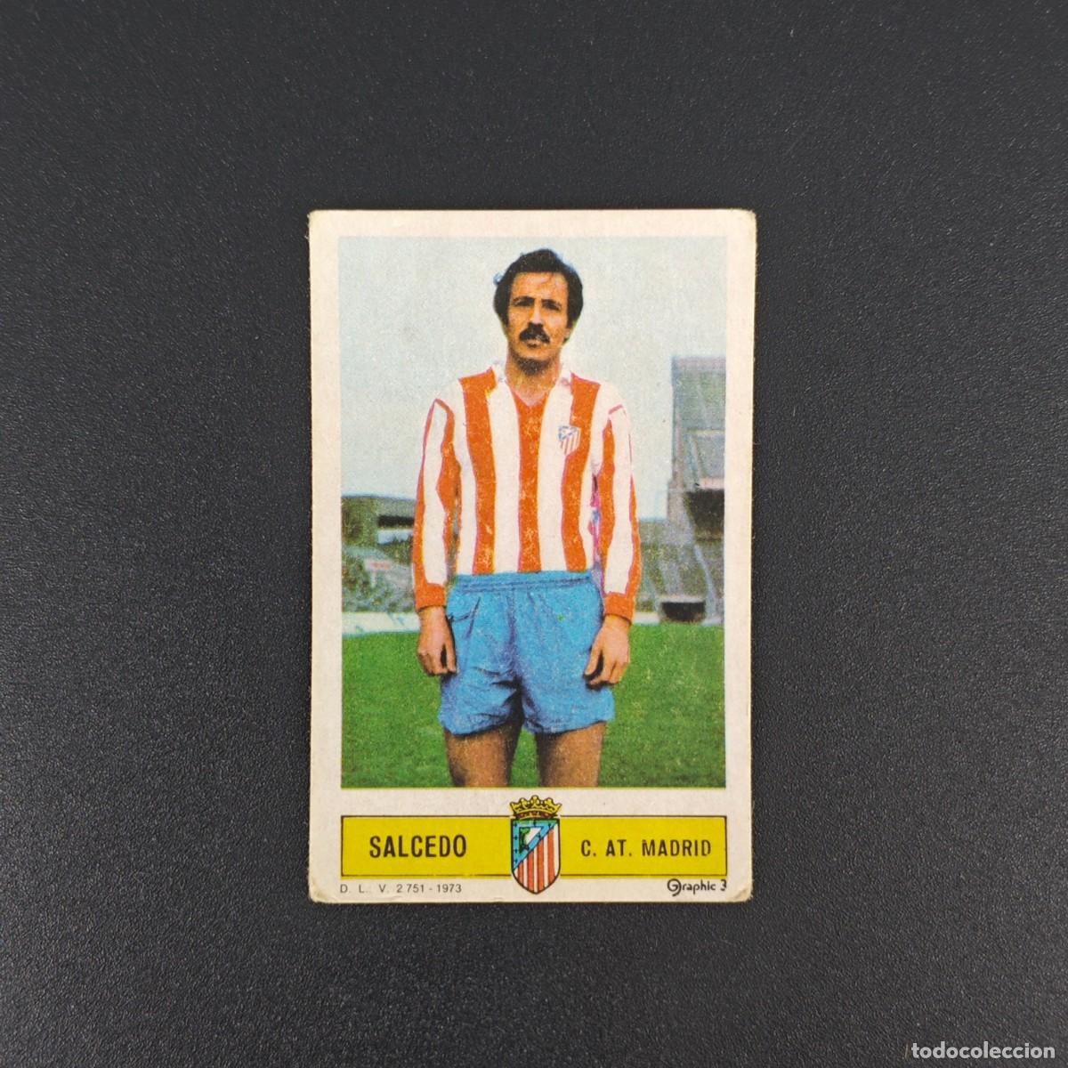 Fu&szlig;ball-Sticker: CROMO FUTBOL LIGA ESTE SALCEDO ATLETICO MADRID LEER NUNCA PEGADO SIN PEGAR 73 74 1973 1974 RA526