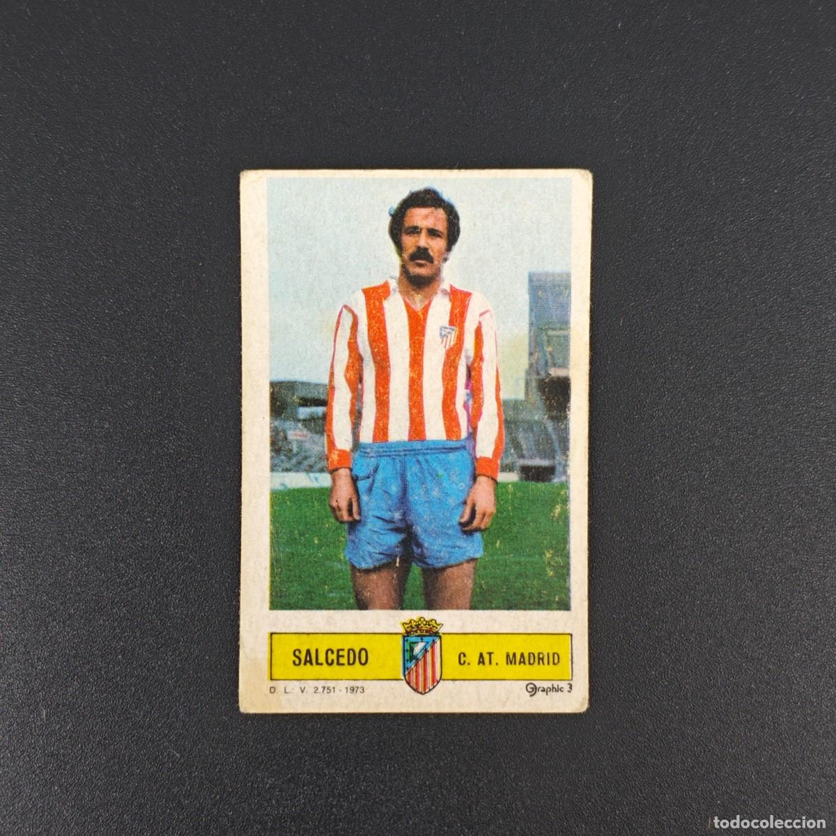 Fu&szlig;ball-Sticker: CROMO FUTBOL LIGA ESTE SALCEDO ATLETICO MADRID NUNCA PEGADO SIN PEGAR 73 74 1973 1974 RA526
