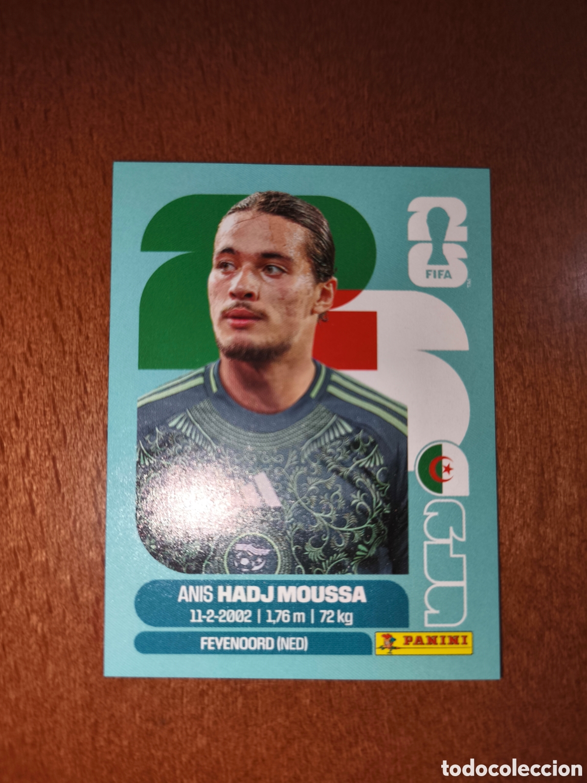 Fu&szlig;ball-Sticker: ALG17 Anis Hadj Moussa ALG 17 Fifa World Cup 2026 Argelia