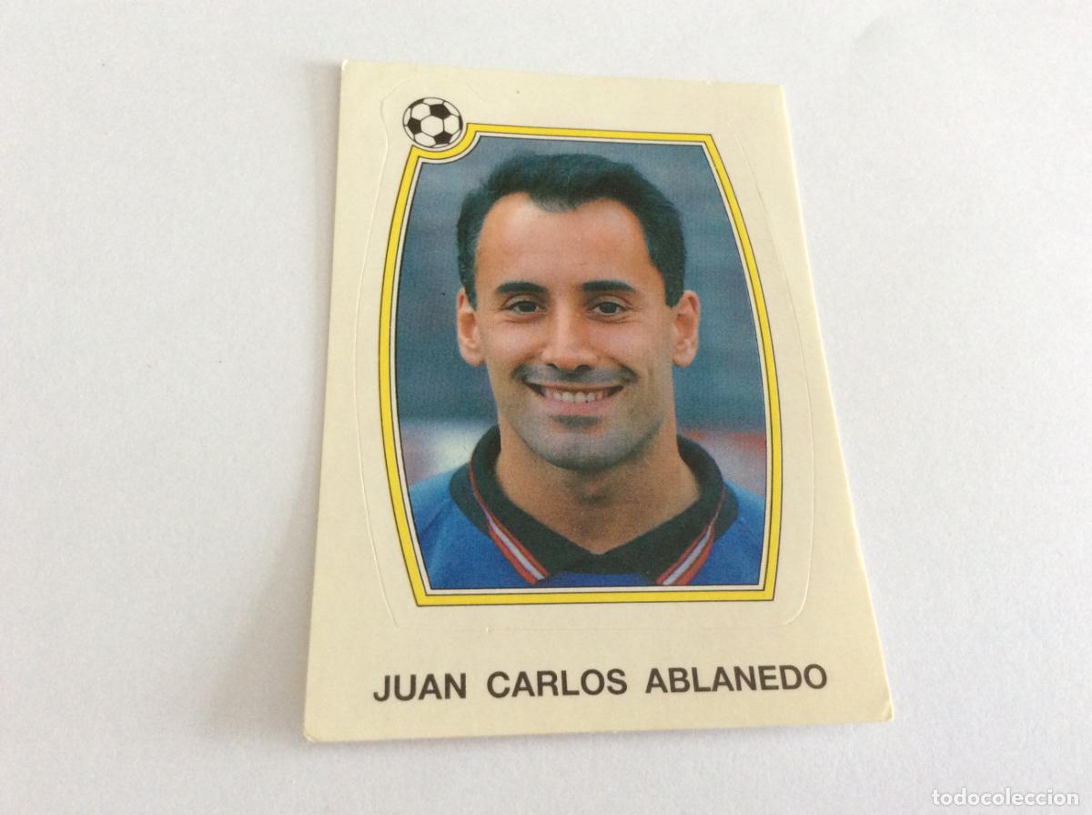 Cromos de F&uacute;tbol: 42 Juan Carlos Ablanedo Sporting Gij&oacute;n Estrellas de la Liga F&uacute;tbol 92 93 Panini 1992
