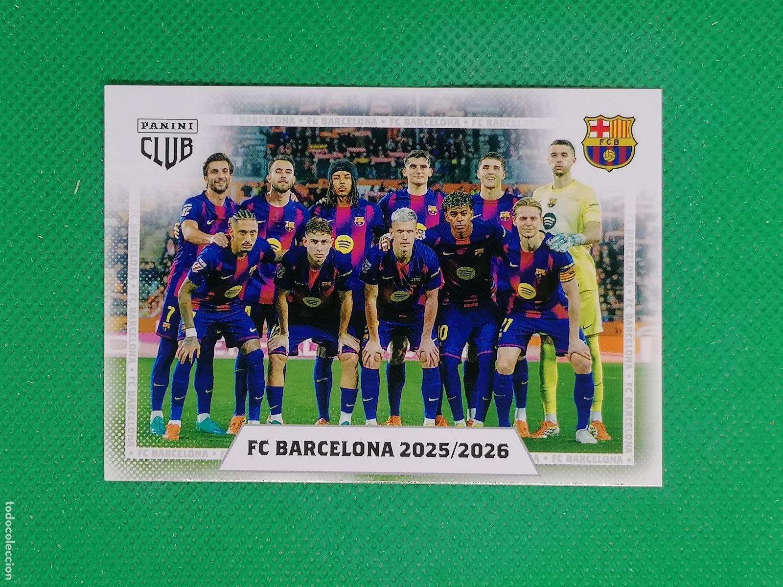 Cromos de F&uacute;tbol: 2 ALINEACION BASE CARD ⚽ PANINI CLUB BARCELONA CARD 25 26 2025 2026 ⚽
