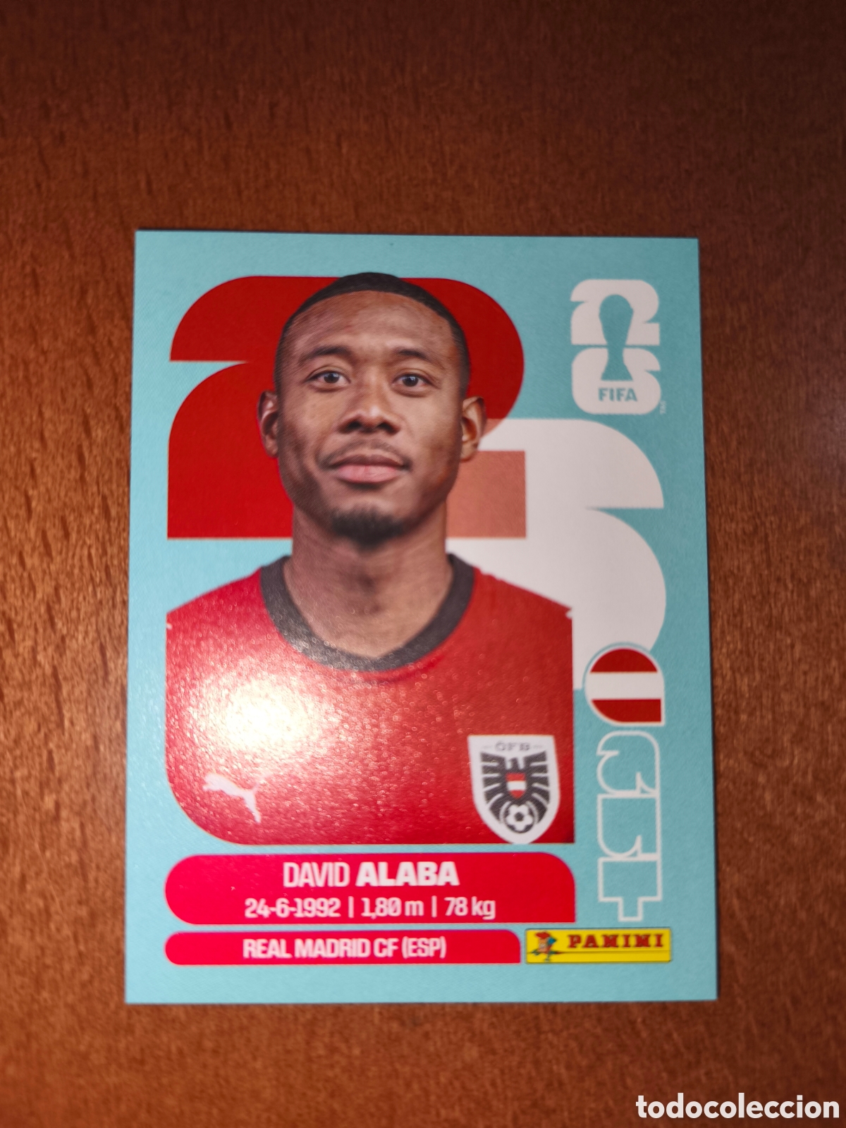Cromos de F&uacute;tbol: AUT4 David Alaba AUT 4 Fifa World Cup 2026 Austria