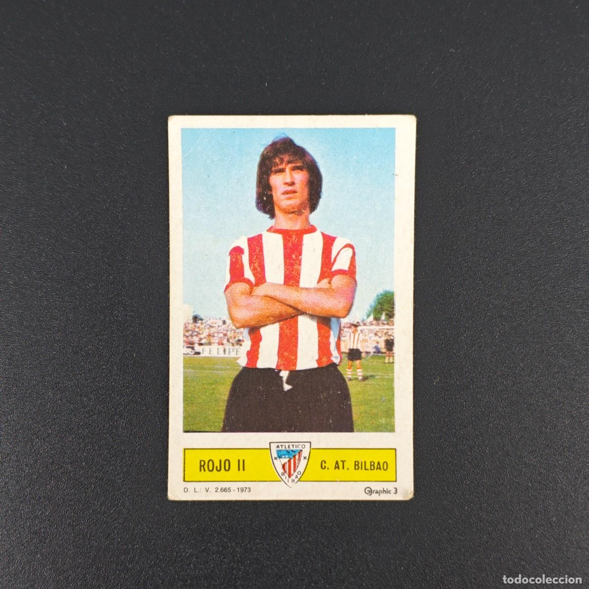 Cromos de F&uacute;tbol: CROMO FUTBOL LIGA ESTE ROJO II ATHLETIC BILBAO NUNCA PEGADO SIN PEGAR 73 74 1973 1974 RA526
